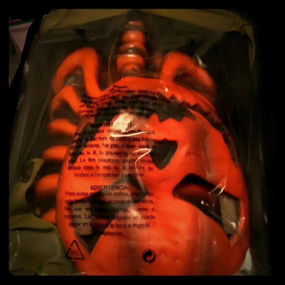 Bleeding chest pumpkin costume